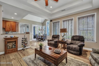 Beautiful one-level living with open, vaulted floor plan perfect on Callawassie Island Club in South Carolina - for sale on GolfHomes.com, golf home, golf lot
