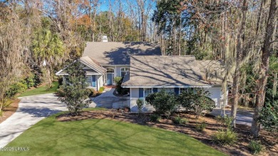 Beautiful one-level living with open, vaulted floor plan perfect on Callawassie Island Club in South Carolina - for sale on GolfHomes.com, golf home, golf lot