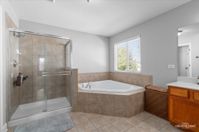 Meticulously maintained home with loft & inground Pool, this one on Carillon Lakes 3 Hole Course in Illinois - for sale on GolfHomes.com, golf home, golf lot