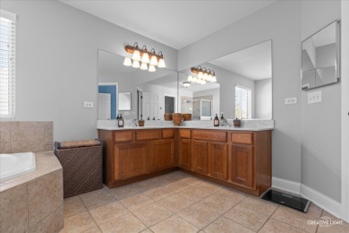 Meticulously maintained home with loft & inground Pool, this one on Carillon Lakes 3 Hole Course in Illinois - for sale on GolfHomes.com, golf home, golf lot
