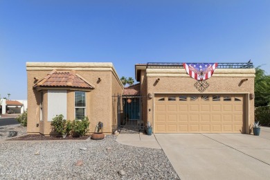 Beautifully updated Gila floor plan on a premium corner lot in on Sun Lakes Country Club in Arizona - for sale on GolfHomes.com, golf home, golf lot