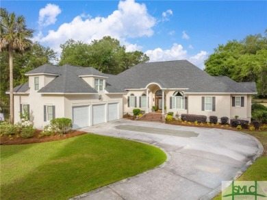 Stunning custom home with panoramic lagoon and golf course views on The Landings Club - Palmetto in Georgia - for sale on GolfHomes.com, golf home, golf lot
