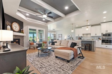 Stunning home on the 17th fairway of Red Hawk golf course! A on Hunters Point Golf Club in Idaho - for sale on GolfHomes.com, golf home, golf lot