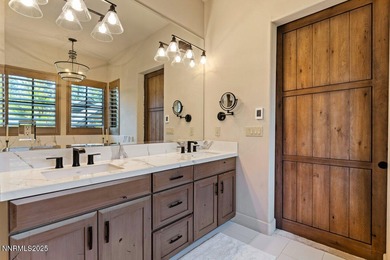 Step inside this enchanting Mountain Cottage, gracefully on Clear Creek Tahoe in Nevada - for sale on GolfHomes.com, golf home, golf lot