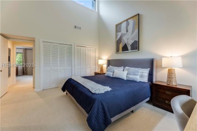 Freshly painted with new LVP and brand-new carpet in June 2023 on Palmetto Dunes Golf Course and Resort in South Carolina - for sale on GolfHomes.com, golf home, golf lot