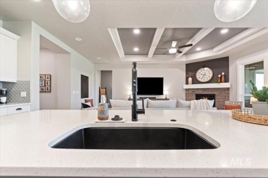 Stunning home on the 17th fairway of Red Hawk golf course! A on Hunters Point Golf Club in Idaho - for sale on GolfHomes.com, golf home, golf lot