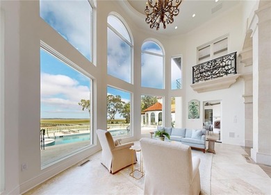 A rare deep-water offering on Sea Islandpletely renovated in on Ocean Forest Golf Club in Georgia - for sale on GolfHomes.com, golf home, golf lot