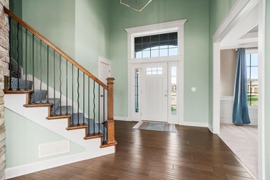 Beautiful 2-story home on Tee Box 12 of the Shawnee Country Club on Shawnee Golf and Country Club in Kansas - for sale on GolfHomes.com, golf home, golf lot