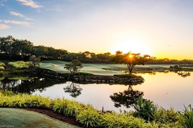 This stunning home features a spacious screened lanai with south on Shadow Wood Country Club in Florida - for sale on GolfHomes.com, golf home, golf lot