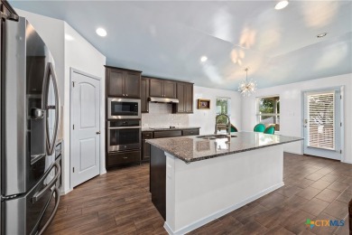Beautiful stone-adorned home located on a huge lot in the highly on Lago Vista Golf Club in Texas - for sale on GolfHomes.com, golf home, golf lot
