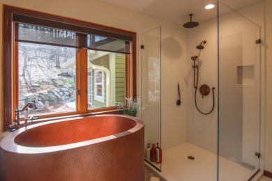 Peaceful and private, this entirely renovated home where no on Crystal Mountain Golf Course in Michigan - for sale on GolfHomes.com, golf home, golf lot