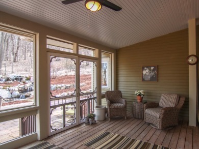 Peaceful and private, this entirely renovated home where no on Crystal Mountain Golf Course in Michigan - for sale on GolfHomes.com, golf home, golf lot