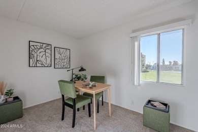 Beautifully maintained end unit condo located in a guard-gated on Scottsdale Shadows in Arizona - for sale on GolfHomes.com, golf home, golf lot