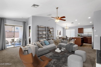 Nestled in the highly sought-after Pecan Creek South community on Encanterra Country Club in Arizona - for sale on GolfHomes.com, golf home, golf lot