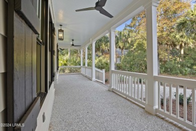 New construction on very private lot overlooking the Colleton on Callawassie Island Club in South Carolina - for sale on GolfHomes.com, golf home, golf lot