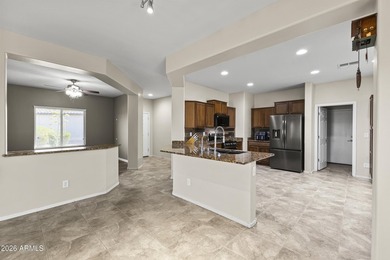 LOW MAINTENANCE AND HIGH ENTERTAINMENT!! $70K put into this home on Poston Butte Golf Club in Arizona - for sale on GolfHomes.com, golf home, golf lot