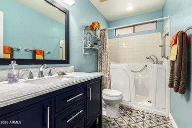 Timeless, BRICK PAVED DRIVEWAY leads you to this LOVELY, move-in on Oakwood Golf Club  in Arizona - for sale on GolfHomes.com, golf home, golf lot