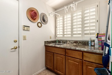 Timeless, BRICK PAVED DRIVEWAY leads you to this LOVELY, move-in on Oakwood Golf Club  in Arizona - for sale on GolfHomes.com, golf home, golf lot