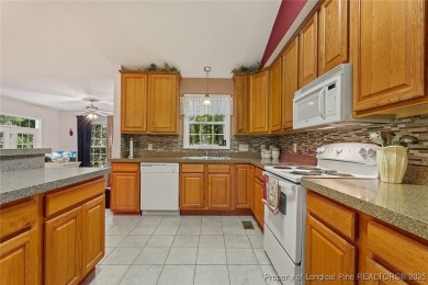 Beautiful 3-bedroom, 2-bath home with a finished bonus room over on Carolina Trace Country Club in North Carolina - for sale on GolfHomes.com, golf home, golf lot