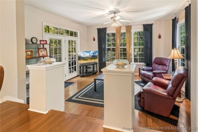 Beautiful 3-bedroom, 2-bath home with a finished bonus room over on Carolina Trace Country Club in North Carolina - for sale on GolfHomes.com, golf home, golf lot