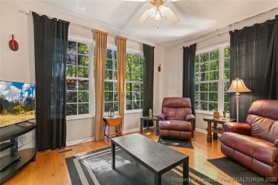 Beautiful 3-bedroom, 2-bath home with a finished bonus room over on Carolina Trace Country Club in North Carolina - for sale on GolfHomes.com, golf home, golf lot