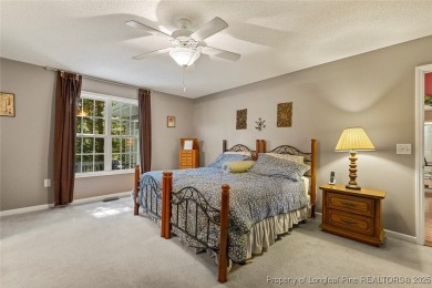 Beautiful 3-bedroom, 2-bath home with a finished bonus room over on Carolina Trace Country Club in North Carolina - for sale on GolfHomes.com, golf home, golf lot