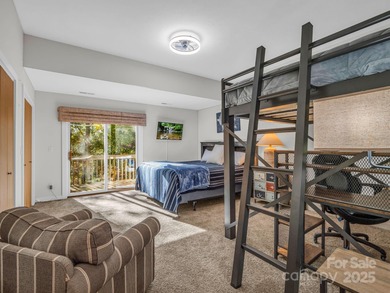 Beautiful resort home on 2.4 private wooded acres within minutes on Rumbling Bald Resort on Lake Lure in North Carolina - for sale on GolfHomes.com, golf home, golf lot