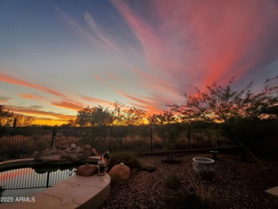 Amazing AZ Sunsets! WOW! Check out the photos to see the beauty on Anthem Golf and Country Club  in Arizona - for sale on GolfHomes.com, golf home, golf lot