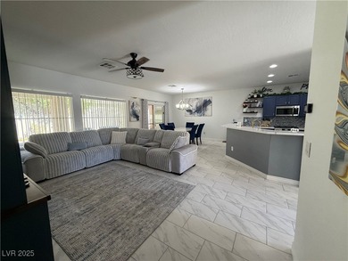 Enjoy your morning coffee from this beautiful courtyard on the on Aliante Golf Club in Nevada - for sale on GolfHomes.com, golf home, golf lot