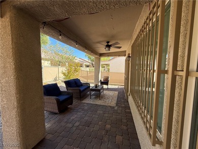 Enjoy your morning coffee from this beautiful courtyard on the on Aliante Golf Club in Nevada - for sale on GolfHomes.com, golf home, golf lot