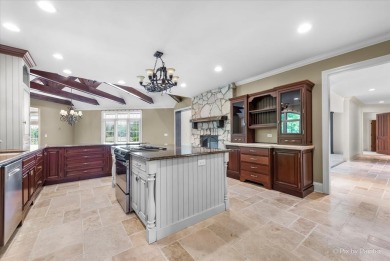 Stunning custom French Country-Style home with an INGROUND POOL on RedTail Golf Club in Illinois - for sale on GolfHomes.com, golf home, golf lot