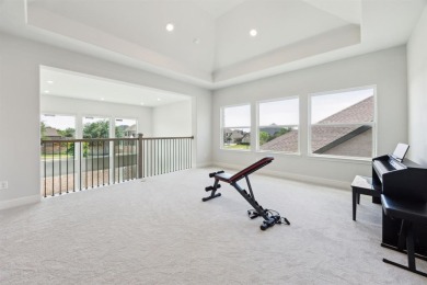 Impressive home perfect for entertaining opens to high ceilings on The Clubs at Prestonwood in Texas - for sale on GolfHomes.com, golf home, golf lot