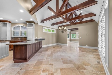Stunning custom French Country-Style home with an INGROUND POOL on RedTail Golf Club in Illinois - for sale on GolfHomes.com, golf home, golf lot