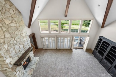Stunning custom French Country-Style home with an INGROUND POOL on RedTail Golf Club in Illinois - for sale on GolfHomes.com, golf home, golf lot
