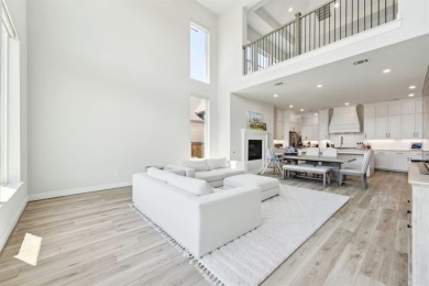 Impressive home perfect for entertaining opens to high ceilings on The Clubs at Prestonwood in Texas - for sale on GolfHomes.com, golf home, golf lot