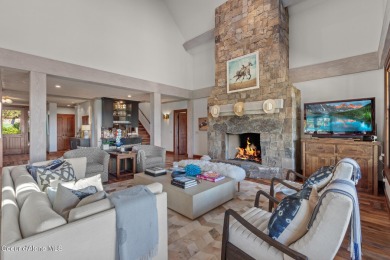 Situated on the first fairway of the prestigious Gozzer Ranch on Gozzer Ranch Golf and Lake Club in Idaho - for sale on GolfHomes.com, golf home, golf lot