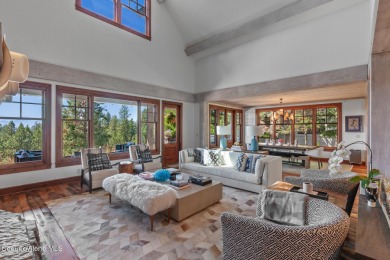 Situated on the first fairway of the prestigious Gozzer Ranch on Gozzer Ranch Golf and Lake Club in Idaho - for sale on GolfHomes.com, golf home, golf lot
