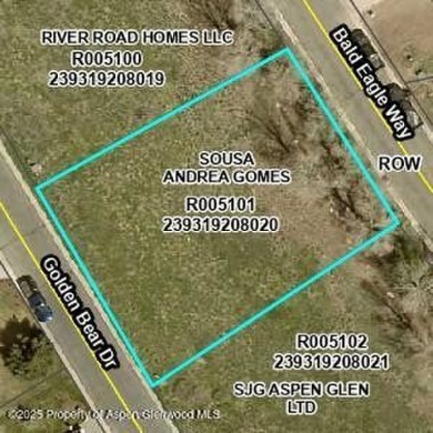 This exceptional flat lot provides an easy build opportunity on Aspen Glen Club in Colorado - for sale on GolfHomes.com, golf home, golf lot