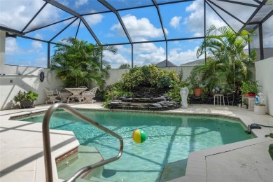 This charming courtyard pool home is more than just a house; on Rotonda Golf and Country Club The Palms Course in Florida - for sale on GolfHomes.com, golf home, golf lot