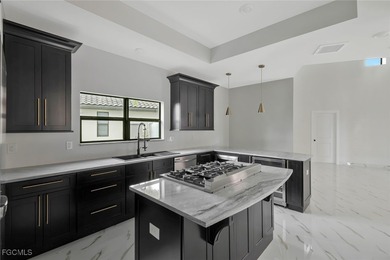 Gulf Access Lakefront Luxury Estate - New Construction 5 Bedroom on Burnt Store Golf Club in Florida - for sale on GolfHomes.com, golf home, golf lot