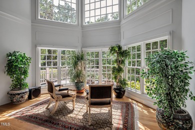 Luxurious estate on a private 1.28-acre lot, designed for on Governors Club in North Carolina - for sale on GolfHomes.com, golf home, golf lot