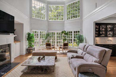 Luxurious estate on a private 1.28-acre lot, designed for on Governors Club in North Carolina - for sale on GolfHomes.com, golf home, golf lot