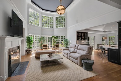 Luxurious estate on a private 1.28-acre lot, designed for on Governors Club in North Carolina - for sale on GolfHomes.com, golf home, golf lot