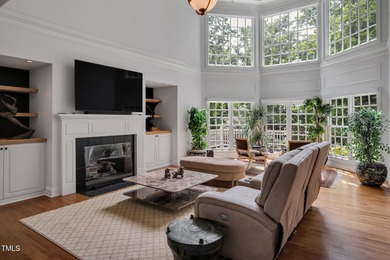 Luxurious estate on a private 1.28-acre lot, designed for on Governors Club in North Carolina - for sale on GolfHomes.com, golf home, golf lot