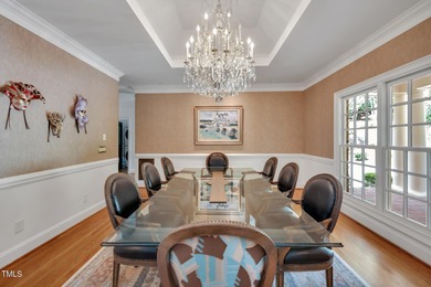 Luxurious estate on a private 1.28-acre lot, designed for on Governors Club in North Carolina - for sale on GolfHomes.com, golf home, golf lot