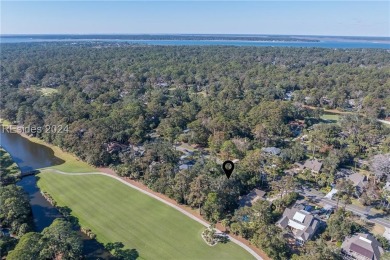 Nestled on the 17th fairway of the Atlantic Dunes Golf Course on Sea Pines Golf and Resort  in South Carolina - for sale on GolfHomes.com, golf home, golf lot