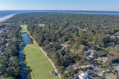 Nestled on the 17th fairway of the Atlantic Dunes Golf Course on Sea Pines Golf and Resort  in South Carolina - for sale on GolfHomes.com, golf home, golf lot