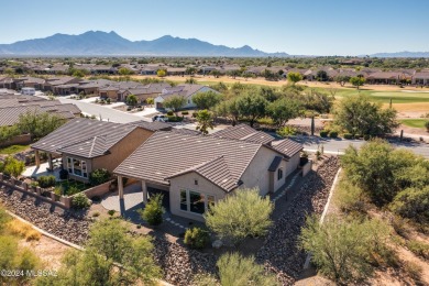 Nestled adjacent natural desert and arroyo on two sides w/ golf on Quail Creek Country Club  in Arizona - for sale on GolfHomes.com, golf home, golf lot