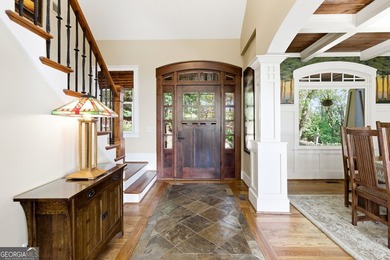 This stunning mountain retreat combines timeless craftsman on Big Canoe Golf Club - Cherokee in Georgia - for sale on GolfHomes.com, golf home, golf lot