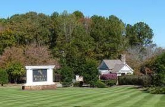 Beautiful 1.38 acre lot in the elegant, private community of on Hawks Ridge Golf Club in Georgia - for sale on GolfHomes.com, golf home, golf lot